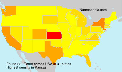 Surname Taton in USA Surname Taton in USA