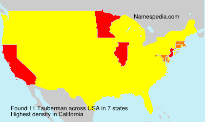 Surname Tauberman in USA Surname Tauberman in USA