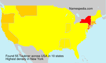 Surname Taubner in USA Surname Taubner in USA