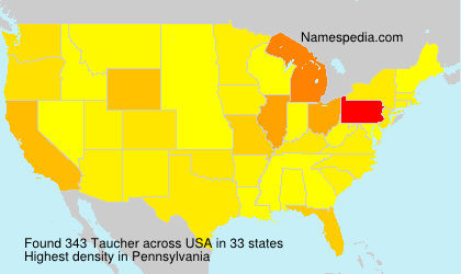 Surname Taucher in USA Surname Taucher in USA