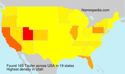Surname Taufer in USA Surname Taufer in USA