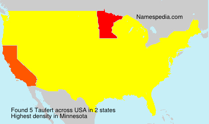 Surname Taufert in USA Surname Taufert in USA