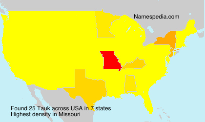 Surname Tauk in USA Surname Tauk in USA