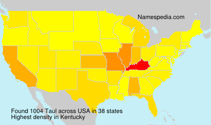 Surname Taul in USA Surname Taul in USA