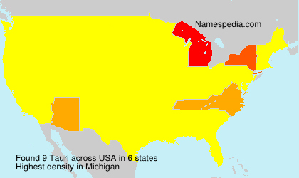 Surname Tauri in USA Surname Tauri in USA