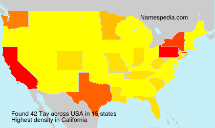 Surname Tav in USA Surname Tav in USA