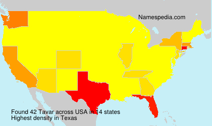 Surname Tavar in USA Surname Tavar in USA