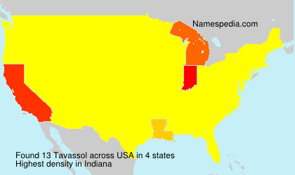 Surname Tavassol in USA Surname Tavassol in USA