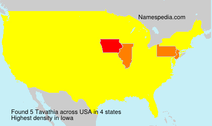 Surname Tavathia in USA Surname Tavathia in USA