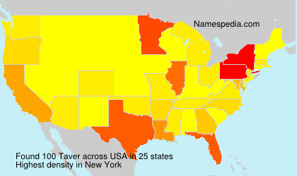 Surname Taver in USA Surname Taver in USA