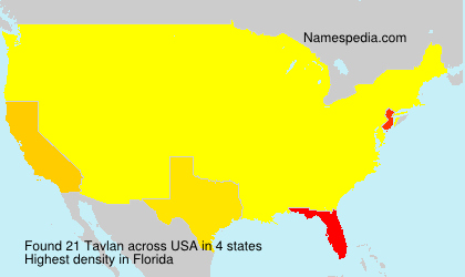 Surname Tavlan in USA Surname Tavlan in USA