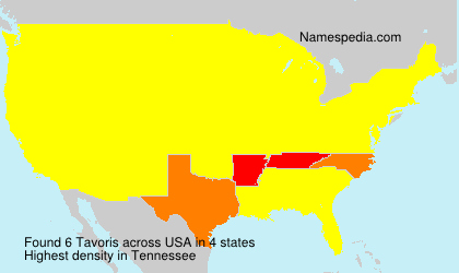 Surname Tavoris in USA Surname Tavoris in USA
