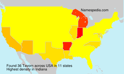Surname Tavorn in USA Surname Tavorn in USA