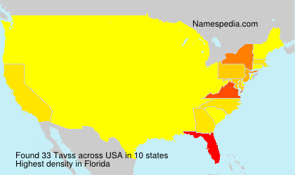 Surname Tavss in USA Surname Tavss in USA