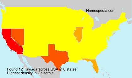 Surname Tawada in USA Surname Tawada in USA