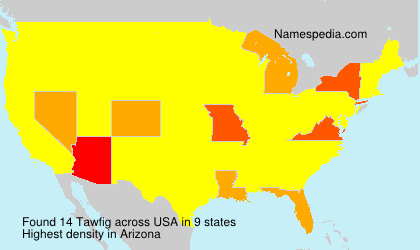 Surname Tawfig in USA Surname Tawfig in USA