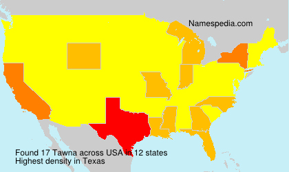 Surname Tawna in USA Surname Tawna in USA