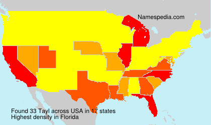 Surname Tayl in USA Surname Tayl in USA