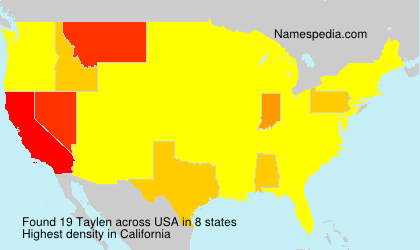 Surname Taylen in USA Surname Taylen in USA
