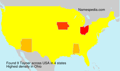 Surname Tayner in USA Surname Tayner in USA