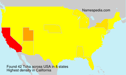 Surname Tcha in USA Surname Tcha in USA