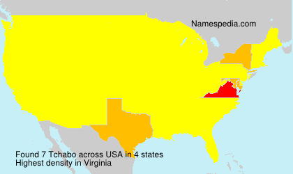 Surname Tchabo in USA Surname Tchabo in USA
