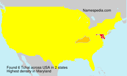 Surname Tchai in USA