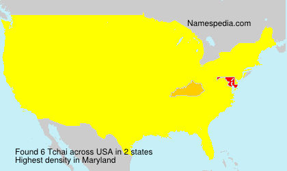 Surname Tchai in USA Surname Tchai in USA