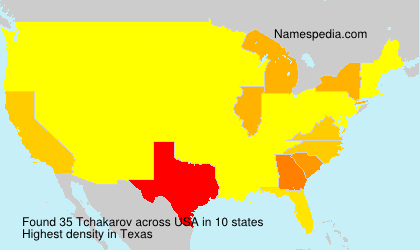 Surname Tchakarov in USA