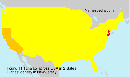 Surname Tchalabi in USA
