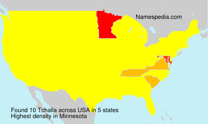 Surname Tchalla in USA