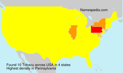 Surname Tchaou in USA