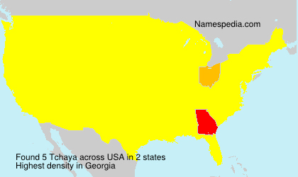 Surname Tchaya in USA