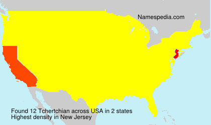 Surname Tchertchian in USA