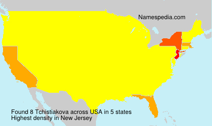 Surname Tchistiakova in USA Surname Tchistiakova in USA