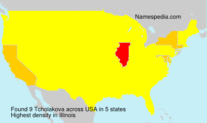 Surname Tcholakova in USA Surname Tcholakova in USA