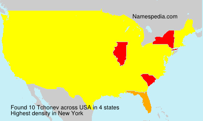 Surname Tchonev in USA Surname Tchonev in USA