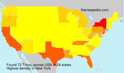 Surname Tchou in USA Surname Tchou in USA