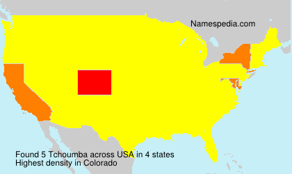 Surname Tchoumba in USA Surname Tchoumba in USA