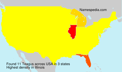 Surname Teagus in USA Surname Teagus in USA