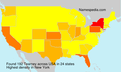 Surname Tearney in USA Surname Tearney in USA