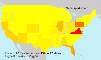 Surname Teaters in USA Surname Teaters in USA
