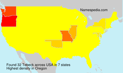 Surname Tebeck in USA Surname Tebeck in USA