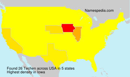 Surname Techen in USA Surname Techen in USA