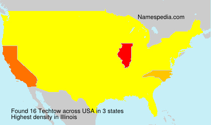Surname Techtow in USA Surname Techtow in USA