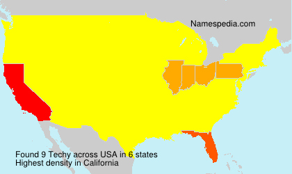 Surname Techy in USA Surname Techy in USA
