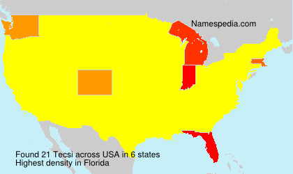 Surname Tecsi in USA Surname Tecsi in USA