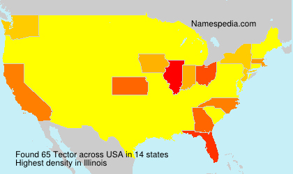 Surname Tector in USA Surname Tector in USA
