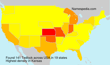 Surname Tedlock in USA Surname Tedlock in USA