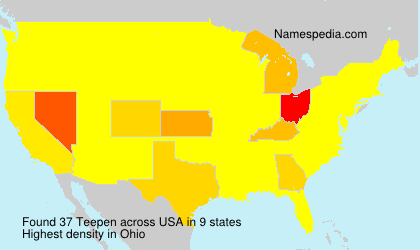 Surname Teepen in USA Surname Teepen in USA